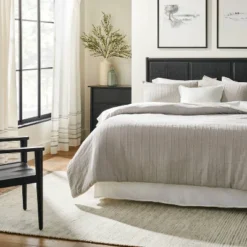 Engineered Hem Stripes Curtain Panel Cream/Gray - Hearth & Hand™ With Magnolia 10 Engineered Hem Stripes Curtain Panel Cream/Gray - Hearth & Hand™ With Magnolia -Home Furnishings Store GUEST ad95d83d b0b9 44d5 9bce d75c7c8d927f