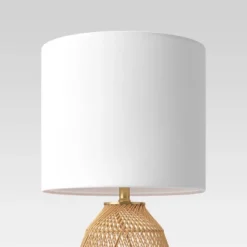 Rattan Diagonal Weave Table Lamp Tan - Opalhouse™ 10 Rattan Diagonal Weave Table Lamp Tan - Opalhouse™ -Home Furnishings Store GUEST ae342a7a 8123 45d0 8e48 8c18d622381b