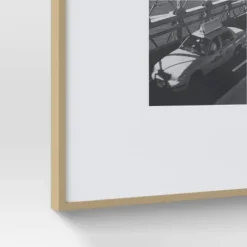 19.4" X 22.4" Matted To 11" X 14" Thin Gallery Oversized Image Frame Brass - Project 62™ -Home Furnishings Store GUEST b11ca66e 9eea 4367 8a4d b572dcf58125