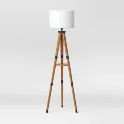 Tripod Floor Lamp With Shelf Brown Wood - Threshold™ -Home Furnishings Store GUEST b1b8ca20 55ea 4c4e bc34 1f4ca7a73cd2