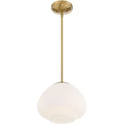 Possini Euro Design Orilla Brass Mini Pendant Light 11 3/4" Wide Mid Century Modern White Opal Glass Shade For Dining Room House Foyer Kitchen Island 12 Possini Euro Design Orilla Brass Mini Pendant Light 11 3/4" Wide Mid Century Modern White Opal Glass Shade For Dining Room House Foyer Kitchen Island -Home Furnishings Store GUEST b30bd1e8 35ac 46e4 afe7 4dbfc3645d7c