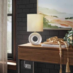 Abstract Ceramic Mini Table Lamp White - Threshold™ -Home Furnishings Store GUEST b32fcaea 03e9 402d 9021 59d5ad705d73