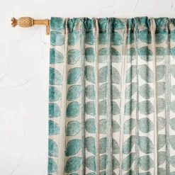 1pc Sheer Vines Burnout Window Curtain Panel Green - Opalhouse™ Designed With Jungalow™ 5 1pc Sheer Vines Burnout Window Curtain Panel Green - Opalhouse™ Designed With Jungalow™ -Home Furnishings Store GUEST b38793c7 7965 4c9a bc58 969980b670d9