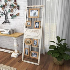 Wood 6 Slot Wall Photo Frame With Floor Stand Brown - Olivia & May 31 Wood 6 Slot Wall Photo Frame With Floor Stand Brown - Olivia & May -Home Furnishings Store GUEST b540e4d7 9fd9 4e38 b76b 251ffd7c0f50