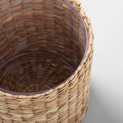 Seagrass Woven Wastebasket Beige - Hearth & Hand™ With Magnolia 4 Seagrass Woven Wastebasket Beige - Hearth & Hand™ With Magnolia - Image 2