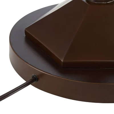 Franklin Iron Works Torchiere Floor Lamp LED 73" Tall Oil Rubbed Bronze Caged Frosted Glass Shade For Living Room Bedroom Office Uplight 7 Franklin Iron Works Torchiere Floor Lamp LED 73" Tall Oil Rubbed Bronze Caged Frosted Glass Shade For Living Room Bedroom Office Uplight - Image 5