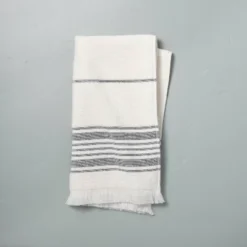 Multistripe Bath Towels Cream/Gray - Hearth & Hand™ With Magnolia 12 Multistripe Bath Towels Cream/Gray - Hearth & Hand™ With Magnolia -Home Furnishings Store GUEST ba4e5222 dc1b 4345 bf85 1d089c37f51b