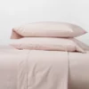 300 Thread Count Organic Cotton Solid Sheet Set - Threshold 1 300 Thread Count Organic Cotton Solid Sheet Set - Threshold -Home Furnishings Store GUEST ba8879aa 7511 4fd1 9bca 2772b2b6e3c1