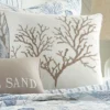 Galapagos Embroidered Coral Decorative Pillow - Levtex Home -Home Furnishings Store GUEST bacdd1de eb31 4d01 b46b 146f1ca73b99