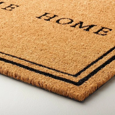 Welcome Home Coir Doormat Tan/Black - Hearth & Hand™ With Magnolia 5 Welcome Home Coir Doormat Tan/Black - Hearth & Hand™ With Magnolia - Image 3