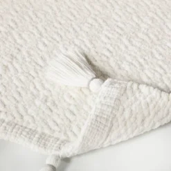 24" X 60" Solid Tassels Bath Rug Sour Cream - Hearth & Hand™ With Magnolia 7 24" X 60" Solid Tassels Bath Rug Sour Cream - Hearth & Hand™ With Magnolia -Home Furnishings Store GUEST bed1817b ad8b 4f2a bba6 1c12db901fb2