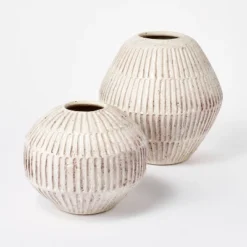 Small Carved Cream Vase - Threshold™ Designed With Studio McGee 7 Small Carved Cream Vase - Threshold™ Designed With Studio McGee -Home Furnishings Store GUEST bf468da8 6a4d 4db6 9500 708e4ce7b4b5