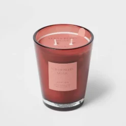 Colored Vase Glass With Dustcover Strawberry Musk Candle Red - Threshold™ 15 Colored Vase Glass With Dustcover Strawberry Musk Candle Red - Threshold™ -Home Furnishings Store GUEST bff6ffbf c36a 4e82 a556 ba31fee10532