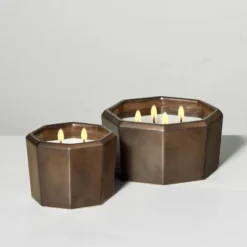 Octagonal Ceramic Salted Honey Fall Jar Candle Metallic Bronze - Hearth & Hand™ With Magnolia 9 Octagonal Ceramic Salted Honey Fall Jar Candle Metallic Bronze - Hearth & Hand™ With Magnolia -Home Furnishings Store GUEST c2d76d0f 821b 4b02 b2fe 1a79665ccca4 1