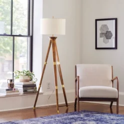 Oak Wood Tripod Floor Lamp Dark Brown - Threshold™ 18 Oak Wood Tripod Floor Lamp Dark Brown - Threshold™ -Home Furnishings Store GUEST c2f8f53a ec73 4620 85f4 88ec9ed0366f