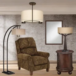 Possini Euro Design Stinson Modern Ceiling Light Semi Flush Mount Fixture 17 1/4" Wide Bronze 3-Light Linen Drum Shade For Bedroom Kitchen Living Room 15 Possini Euro Design Stinson Modern Ceiling Light Semi Flush Mount Fixture 17 1/4" Wide Bronze 3-Light Linen Drum Shade For Bedroom Kitchen Living Room -Home Furnishings Store GUEST c5be1f51 eb3a 4c04 a5ee 6954f22ffa67