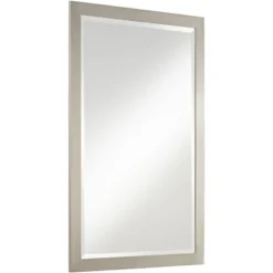 Possini Euro Design Metzeo Rectangular Vanity Wall Mirror Modern Beveled Glass Brushed Nickel Metal Frame 33" Wide For Bathroom Bedroom Home Entryway 13 Possini Euro Design Metzeo Rectangular Vanity Wall Mirror Modern Beveled Glass Brushed Nickel Metal Frame 33" Wide For Bathroom Bedroom Home Entryway -Home Furnishings Store GUEST c67f7243 2a12 4b71 8768 ba841e52ee1b