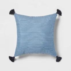 5pc Block Print With Border Comforter Bedding Set White/Blue - Threshold™ -Home Furnishings Store GUEST c694dc91 e0ad 45f3 8331 20bfeed2019f