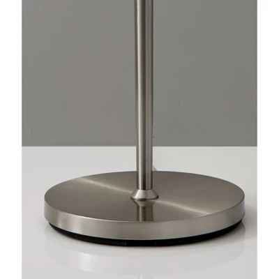 65" Hayworth Collection Floor Lamp Silver - Adesso 4 65" Hayworth Collection Floor Lamp Silver - Adesso - Image 2