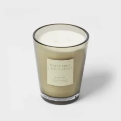 Colored Vase Glass With Dustcover Watermint And Eucalyptus Candle Green - Threshold™ 11 Colored Vase Glass With Dustcover Watermint And Eucalyptus Candle Green - Threshold™ -Home Furnishings Store GUEST c7ced8f8 1486 4167 bf53 4e77271a3df4