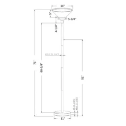 Torchiere Floor Lamp With Glass Shade - Threshold™ -Home Furnishings Store GUEST c7fec30d 8931 49bc 9a02 88a2579d0c38