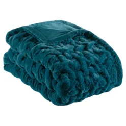 50"x60" Ruched Faux Fur Throw Blanket - Madison Park 29 50"x60" Ruched Faux Fur Throw Blanket - Madison Park -Home Furnishings Store GUEST ca5df139 eaf0 4665 a18e b37bf1d74d01