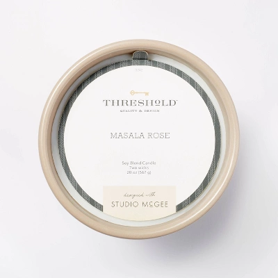 20oz Ceramic Masala Rose Candle Pink - Threshold™ Designed With Studio McGee 5 20oz Ceramic Masala Rose Candle Pink - Threshold™ Designed With Studio McGee - Image 3