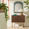 24" X 30" Wood And Brass Wall Mirror Blue - Opalhouse™ Designed With Jungalow™ 2 24" X 30" Wood And Brass Wall Mirror Blue - Opalhouse™ Designed With Jungalow™ -Home Furnishings Store GUEST cb96163c 8169 4317 ba73 7b186591eed2