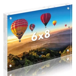 Americanflat Acrylic Picture Frame - Scratch Resistant With Magnetic Corners & Freestanding For Tabletop -Home Furnishings Store GUEST d17cf04a 1e0f 4a12 8e46 8a2f9fb20a17