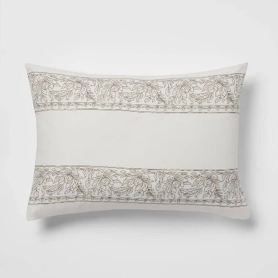 8pc Printed Floral With Border 8pc Comforter Set Green - Threshold™ 10 8pc Printed Floral With Border 8pc Comforter Set Green - Threshold™ - Image 8