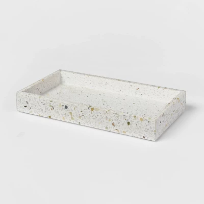 Terrazzo Bath Tray White - Threshold™ 4 Terrazzo Bath Tray White - Threshold™ - Image 2