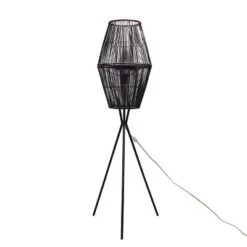Diamond Tripod Floor Lamp Black With Rattan Shade (Includes LED Light Bulb) - Threshold™: Nautical Standing Illumination 12 Diamond Tripod Floor Lamp Black With Rattan Shade (Includes LED Light Bulb) - Threshold™: Nautical Standing Illumination -Home Furnishings Store GUEST d5ce8c13 feb5 4c57 aa77 24bbec866966
