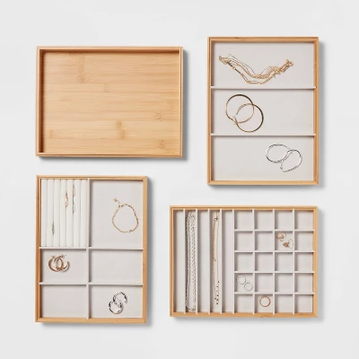 9" X 12" Stackable Bamboo Accessory Tray - Brightroom™ 5 9" X 12" Stackable Bamboo Accessory Tray - Brightroom™ - Image 3