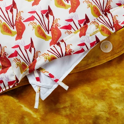 Reversible Velvet Duvet Cover & Sham Set - Opalhouse™ Designed With Jungalow™ 4 Reversible Velvet Duvet Cover & Sham Set - Opalhouse™ Designed With Jungalow™ - Image 2