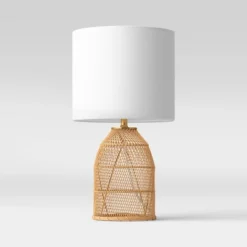 Rattan Diagonal Weave Table Lamp Tan - Opalhouse™ 13 Rattan Diagonal Weave Table Lamp Tan - Opalhouse™ -Home Furnishings Store GUEST dc68d68d e33c 439e 99ff 73cdd2326262