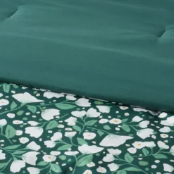 Floral Printed Microfiber Reversible Comforter & Sheets Set Dark Green - Room Essentials™ 11 Floral Printed Microfiber Reversible Comforter & Sheets Set Dark Green - Room Essentials™ -Home Furnishings Store GUEST df79204e d53f 4796 9fc1 6fecf011d658