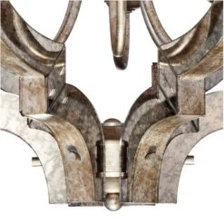 Possini Euro Design Ornament Aged Silver Gold Bronze Chandelier 23 1/4" Wide Industrial 6-Light Fixture For Dining Room Foyer Kitchen Island Entryway 12 Possini Euro Design Ornament Aged Silver Gold Bronze Chandelier 23 1/4" Wide Industrial 6-Light Fixture For Dining Room Foyer Kitchen Island Entryway -Home Furnishings Store GUEST e05eea9c faa8 4fff bc6f 1d3c22ead737