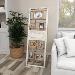 Wood 6 Slot Wall Photo Frame With Floor Stand Brown - Olivia & May 28 Wood 6 Slot Wall Photo Frame With Floor Stand Brown - Olivia & May -Home Furnishings Store GUEST e07ede80 ff59 4d78 95f1 3c6851e1b172