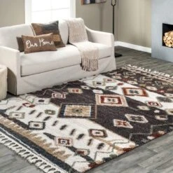 NuLOOM Southwestern Rosemarie Moroccan Tassel Shag Area Rug -Home Furnishings Store GUEST e0e3bb08 9ebf 40cf 85a3 cf6e9fcf9bdb