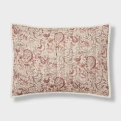 Voile Paisley Printed Quilt Sham Cream - Threshold™ 7 Voile Paisley Printed Quilt Sham Cream - Threshold™ -Home Furnishings Store GUEST e0f4f329 7b2b 4e95 8132 3a5419a69f2c