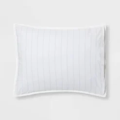 Reversible Cotton Stripe Quilt Sham - Threshold™ 7 Reversible Cotton Stripe Quilt Sham - Threshold™ -Home Furnishings Store GUEST e4cf0cec a450 4cc1 91b4 45e3f6a809e4