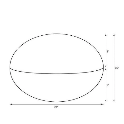 Cloverly Chunky Knit Pouf - Threshold 5 Cloverly Chunky Knit Pouf - Threshold - Image 3