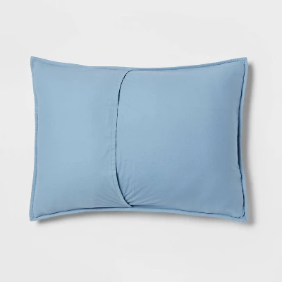 Diamond Stitch Cotton Linen Quilt Sham - Threshold™ 5 Diamond Stitch Cotton Linen Quilt Sham - Threshold™ - Image 3