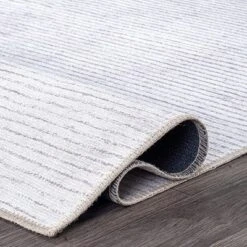 World Rug Gallery Contemporary Distressed Stripe Machine Washable Area Rug -Home Furnishings Store GUEST e627031b 19a8 4463 a629 804ff3e15554