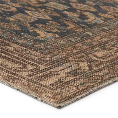 Reeves Medallion Runner Rug Brown/Blue - Jaipur Living 3 Reeves Medallion Runner Rug Brown/Blue - Jaipur Living