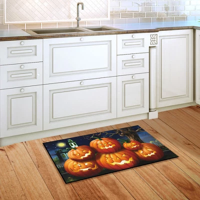 Briarwood Lane Spooky Jack O'Lanterns Halloween Doormat Indoor / 5 Briarwood Lane Spooky Jack O'Lanterns Halloween Doormat Indoor / - Image 3