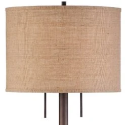 Possini Euro Design Garth Modern Floor Lamp Standing 63 1/2" Tall Oil Rubbed Bronze Burlap Fabric Drum Shade For Living Room Bedroom Office House Home 11 Possini Euro Design Garth Modern Floor Lamp Standing 63 1/2" Tall Oil Rubbed Bronze Burlap Fabric Drum Shade For Living Room Bedroom Office House Home -Home Furnishings Store GUEST eb1d5f9f 3c53 4a30 8ea3 da94abf22b1f