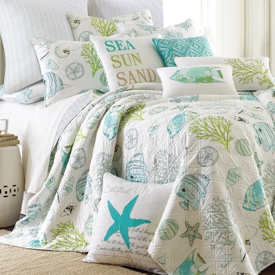 Biscayne Quilt Set - Teal, Green, Aqua - Levtex Home 8 Biscayne Quilt Set - Teal, Green, Aqua - Levtex Home - Image 6