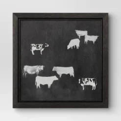 (Set Of 2) 12" X 12" Cow Collection II Framed Wall Canvases - Threshold™ 9 (Set Of 2) 12" X 12" Cow Collection II Framed Wall Canvases - Threshold™ -Home Furnishings Store GUEST eba1d89c 78cc 4c5b 8c67 3a03cc2b6c22