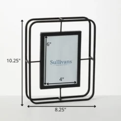 Sullivans Abstract Wire Tabletop Frame 10.25"H Black 13 Sullivans Abstract Wire Tabletop Frame 10.25"H Black -Home Furnishings Store GUEST f092487b 170b 4bec b7f6 ad8c9ab3a791
